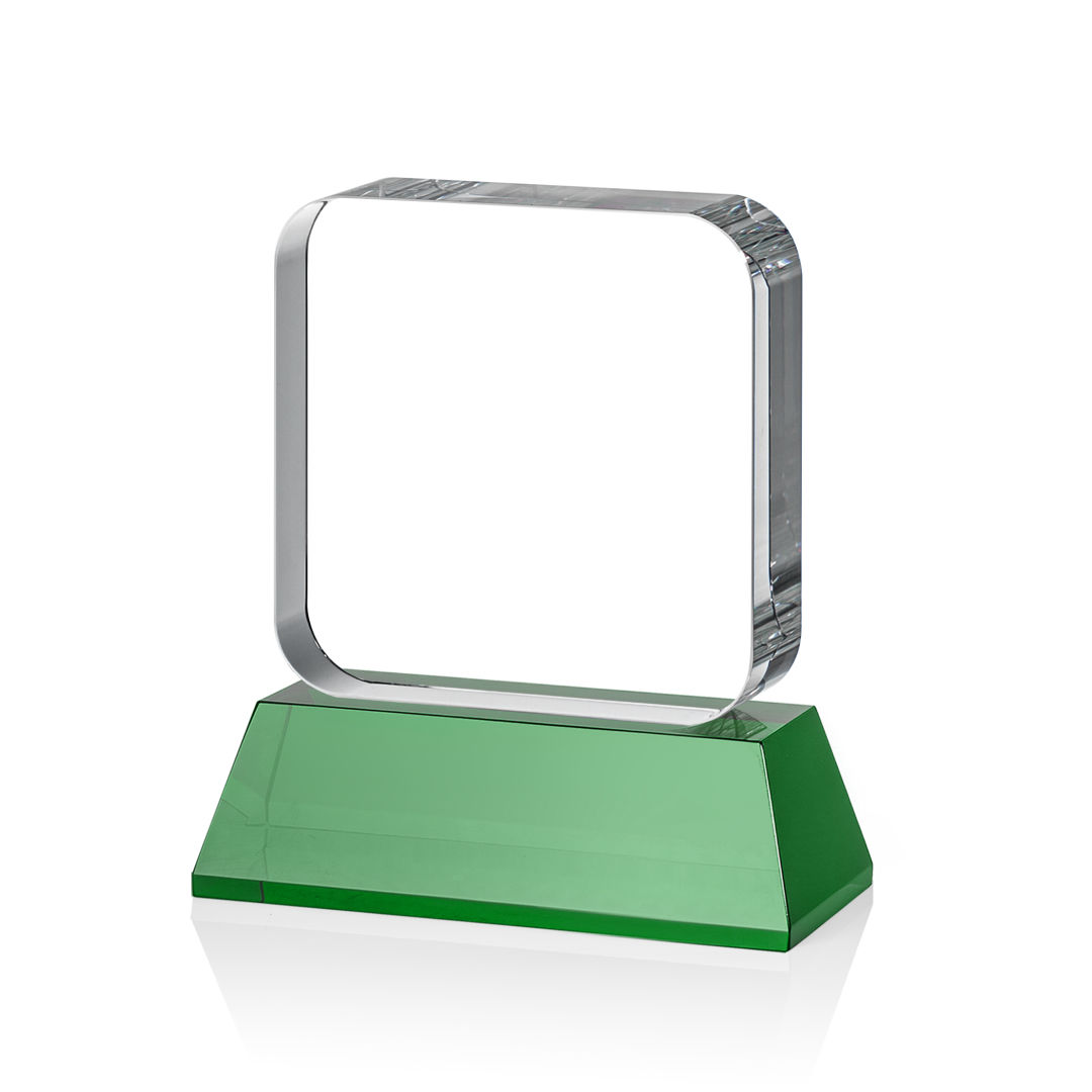 Flamborough VividPrint™ Award on Base - Green 16