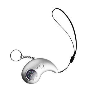 Wings Shaped Safety Alarm Keychain With LED Light And 120DB Panic Sound 9