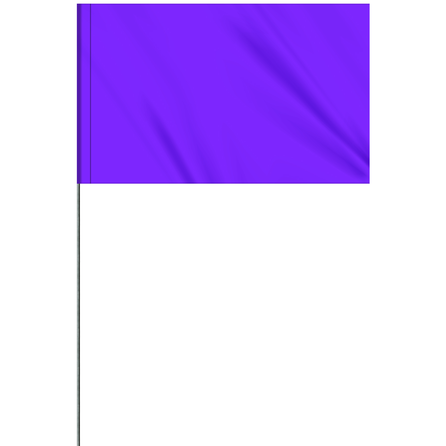 1-Color 5" x 8" Custom Vinyl Marking Flag with 36" Wire 6