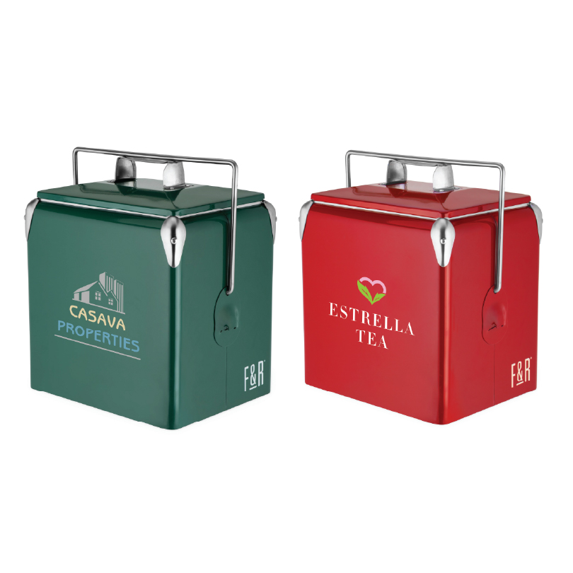 Foster & Rye® Vintage Metal Cooler 1