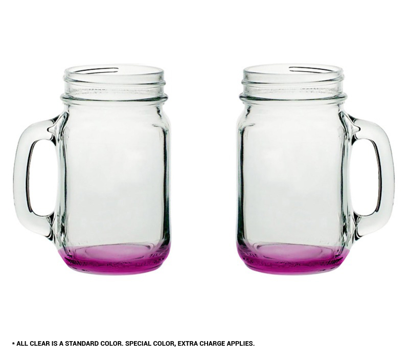 Mason Drinking Jar with Handle, 16 oz. 7