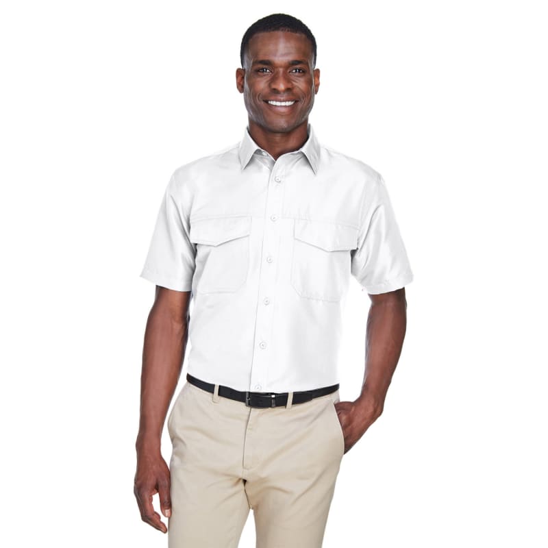 Harriton Men's Key West Short-Sleeve Performance Staff Shirt 9