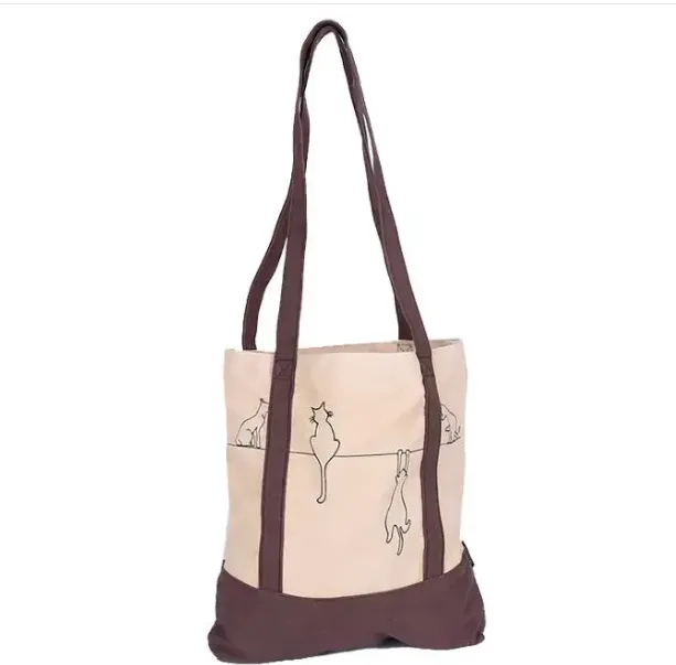 Printed Canvas Tote Bag, custom tote bag with logo imprint 2