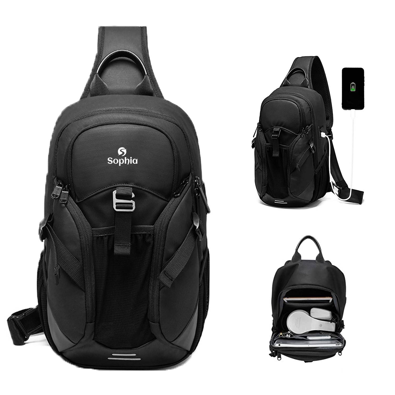Crossbody Shoulder Daypack Bag for Men 1