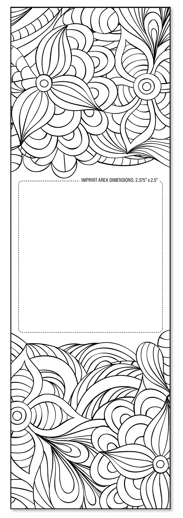COLORING BOOKMARK - Nature Bookmark 3