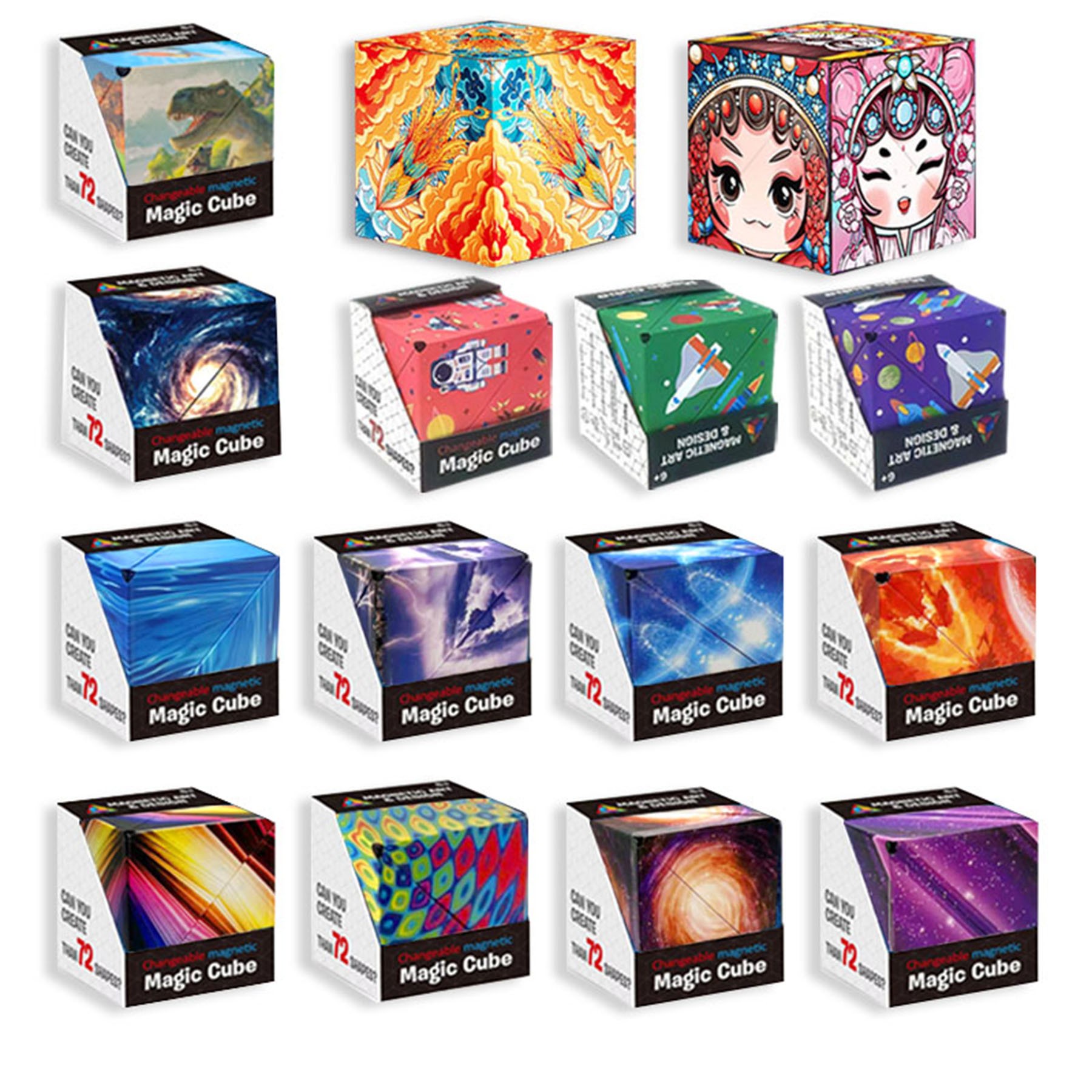 Geometric Magnetic 3D Puzzle Cube 2