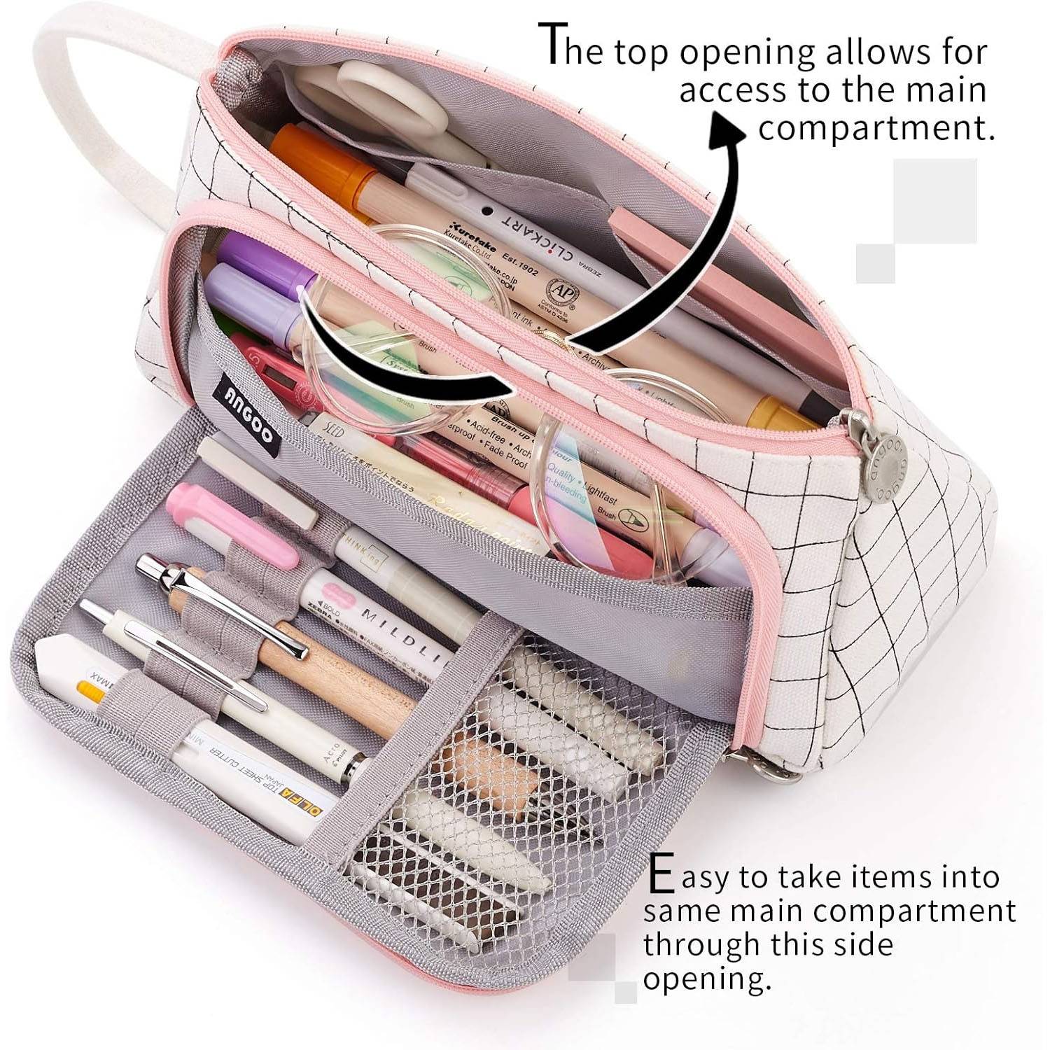 Polyester School Accessories Simple Pencil Bag 5