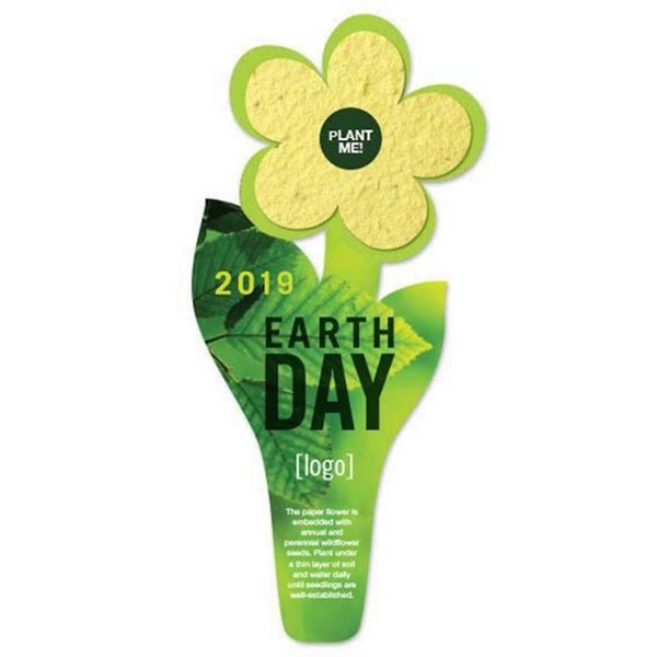 Seed Paper Flower Bookmark 13