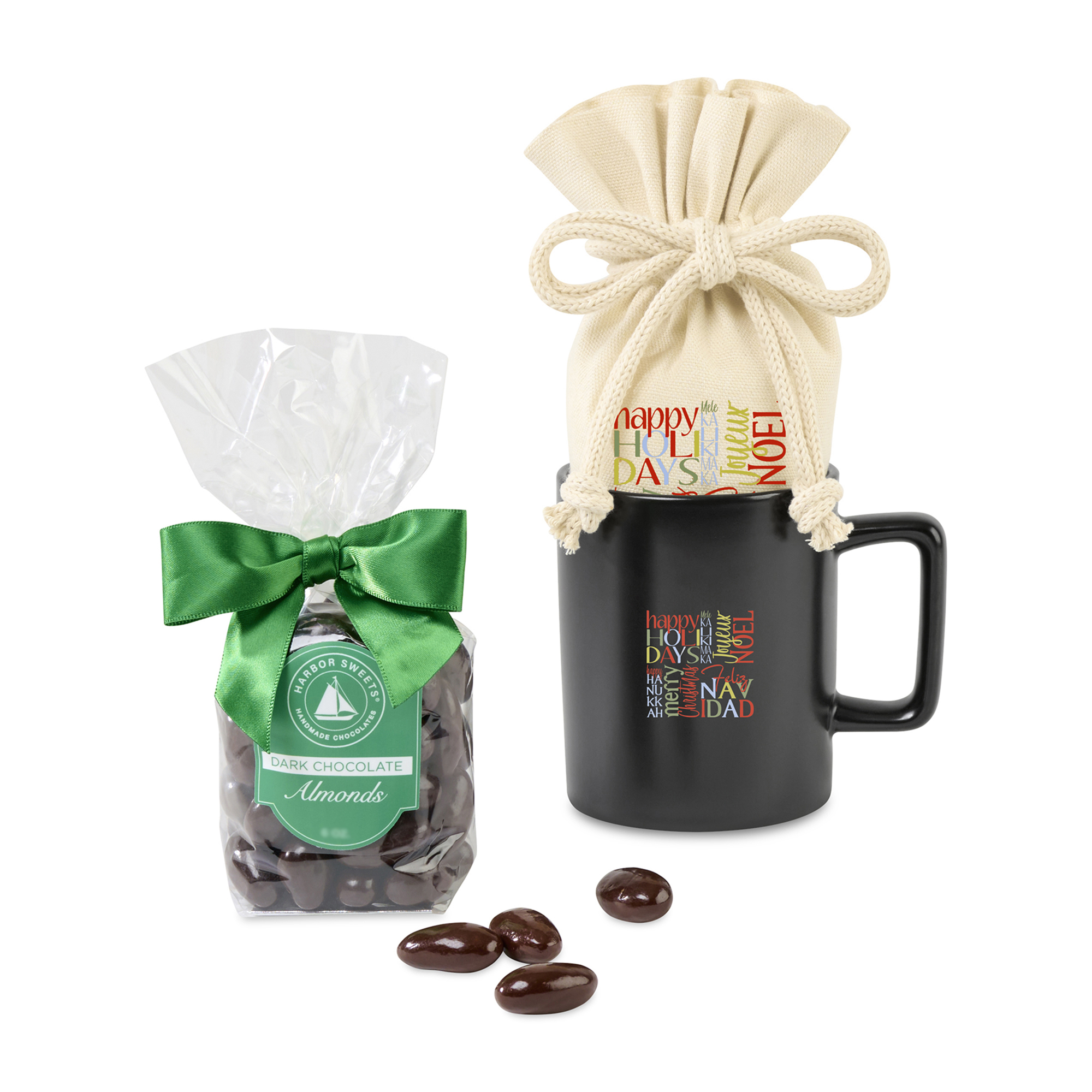 Harbor Sweets Chocolate Covered Almonds Mug Stuffer 2