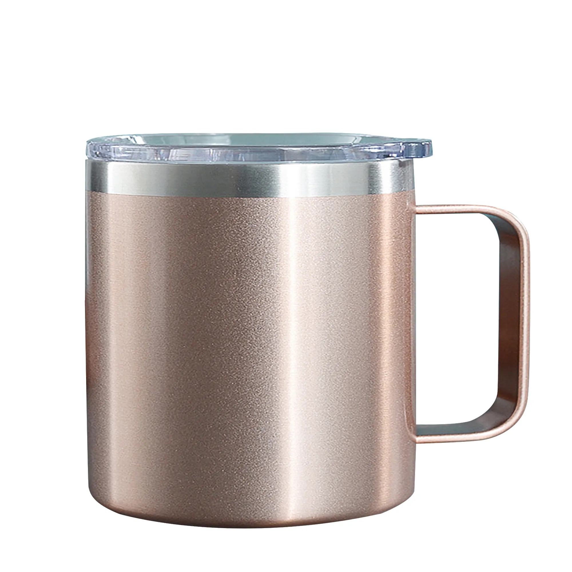 14oz Double Wall Stainless Steel Insulated Mug with Handle 2