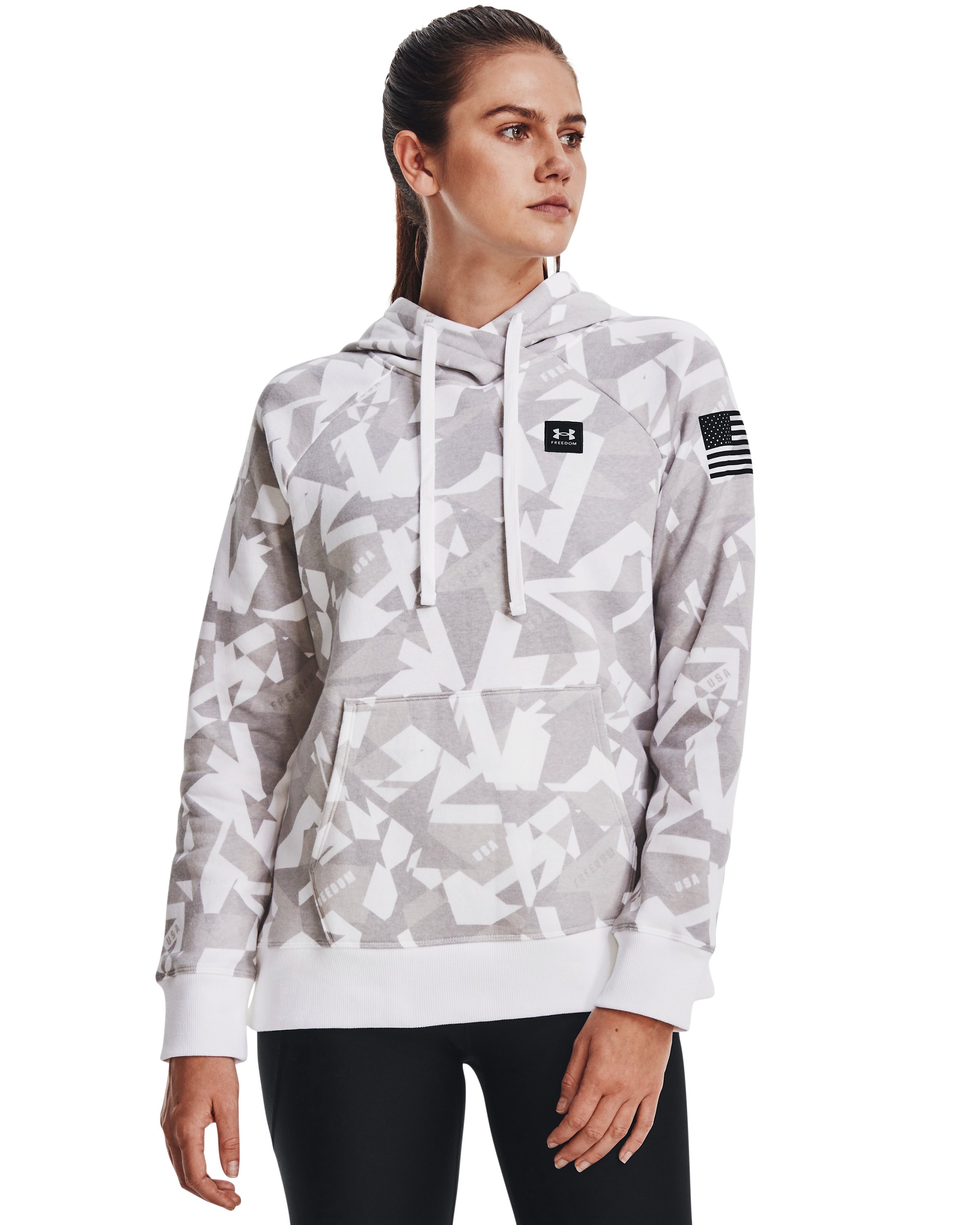Women's UA Freedom Rival Fleece Amp Hoodie 1