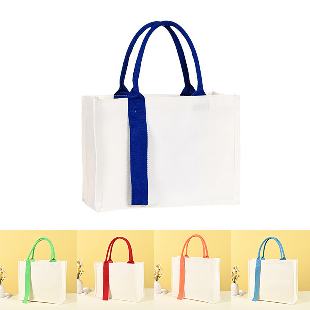 Handheld Canvas Tote Bag, custom tote bag with logo imprint 2