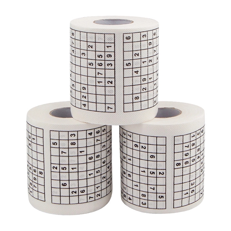 Custom Sudoku Printed Toilet Paper 5