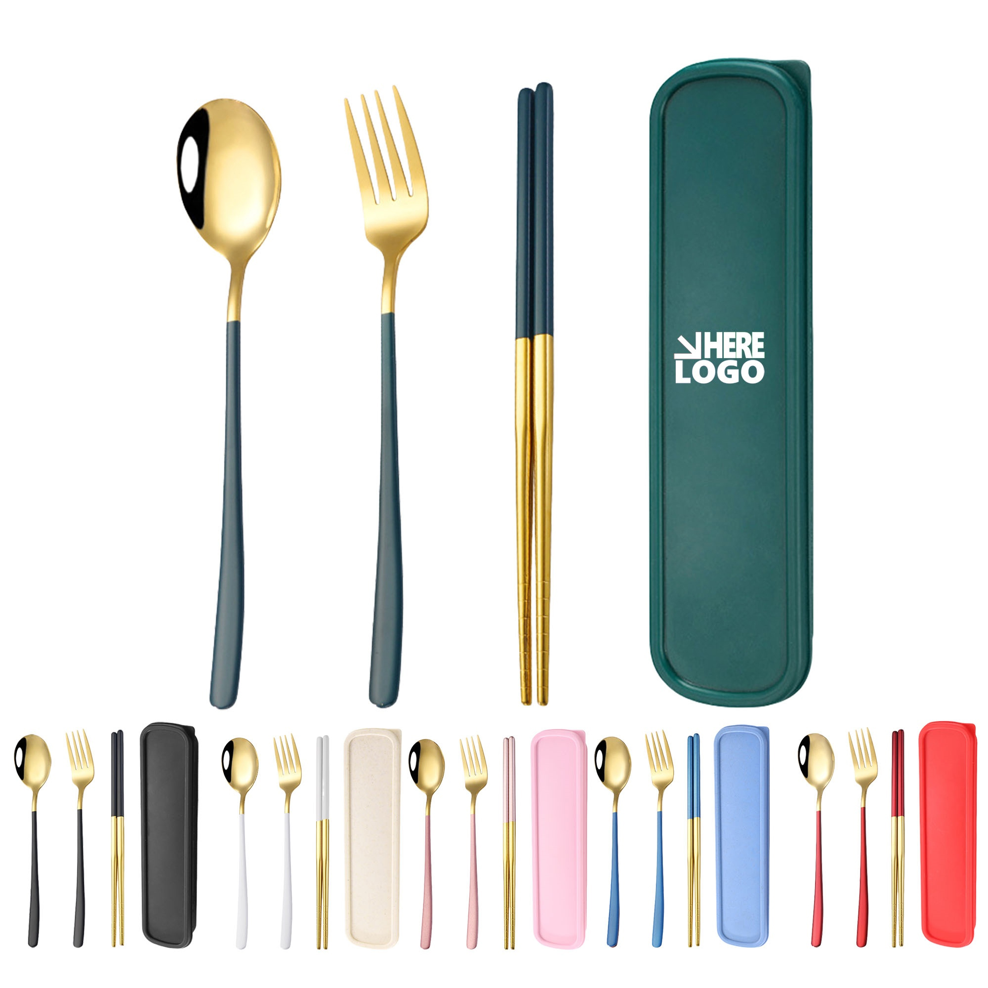 Stainless Steel Travel Utensil Set 2