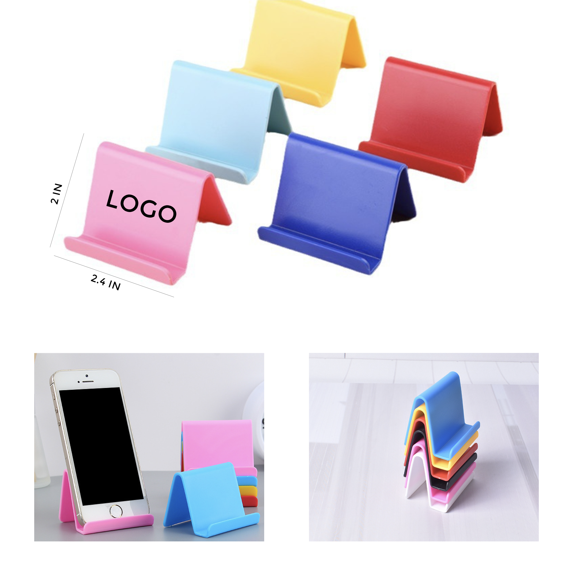 MOQ 10 PCS Flexible PP Plastic Mobile Phone Holder 1