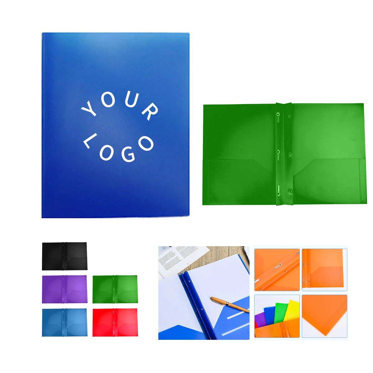 Plastic Storage Folder with Pockets 8