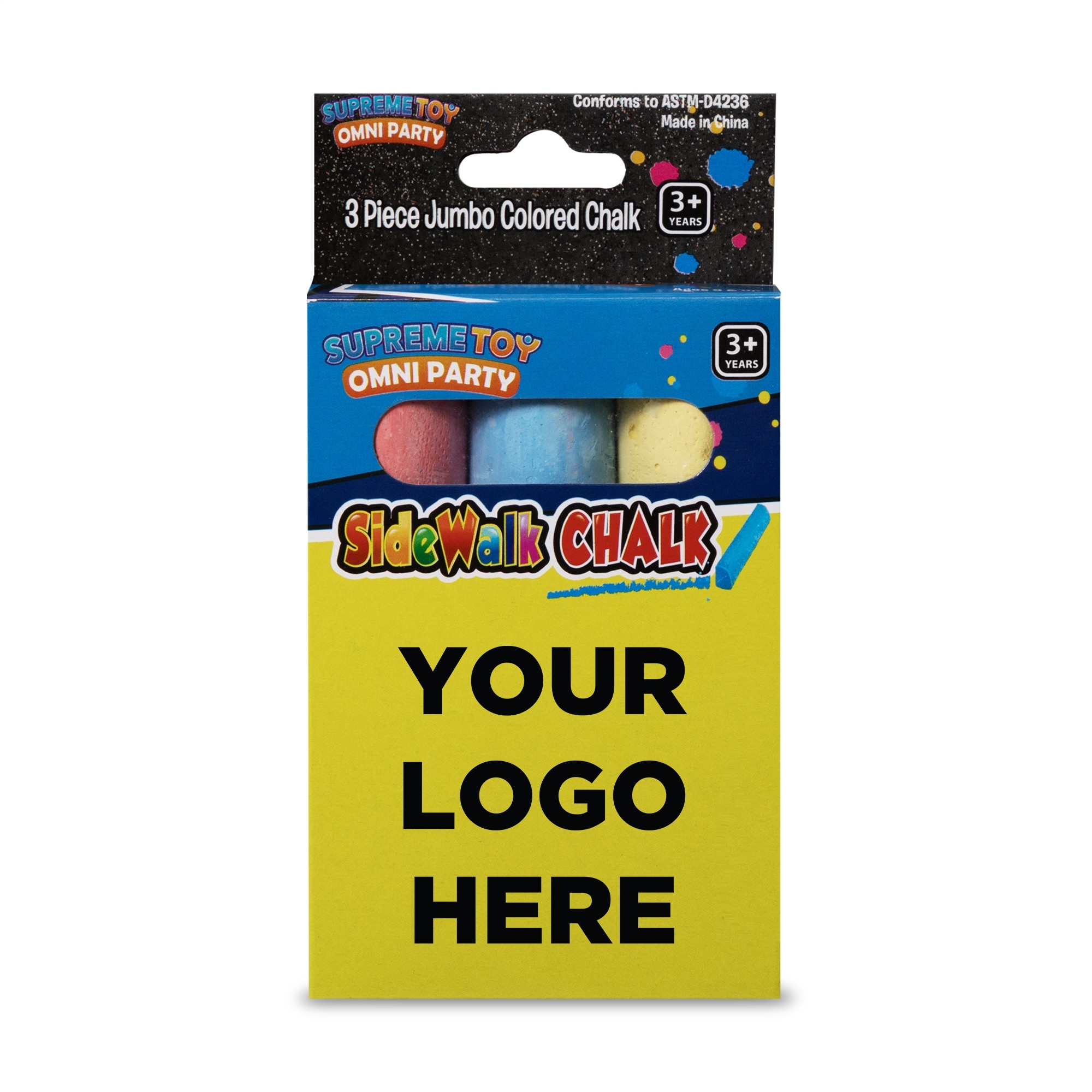 Sidewalk Chalk 3Pk 2