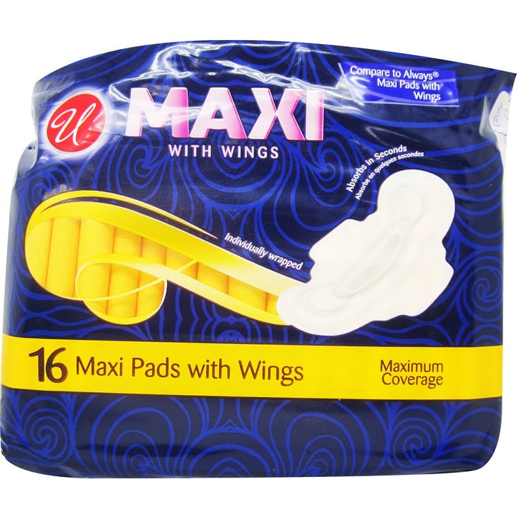Maxi Pads with Wings - Maximum 16 Pack 2