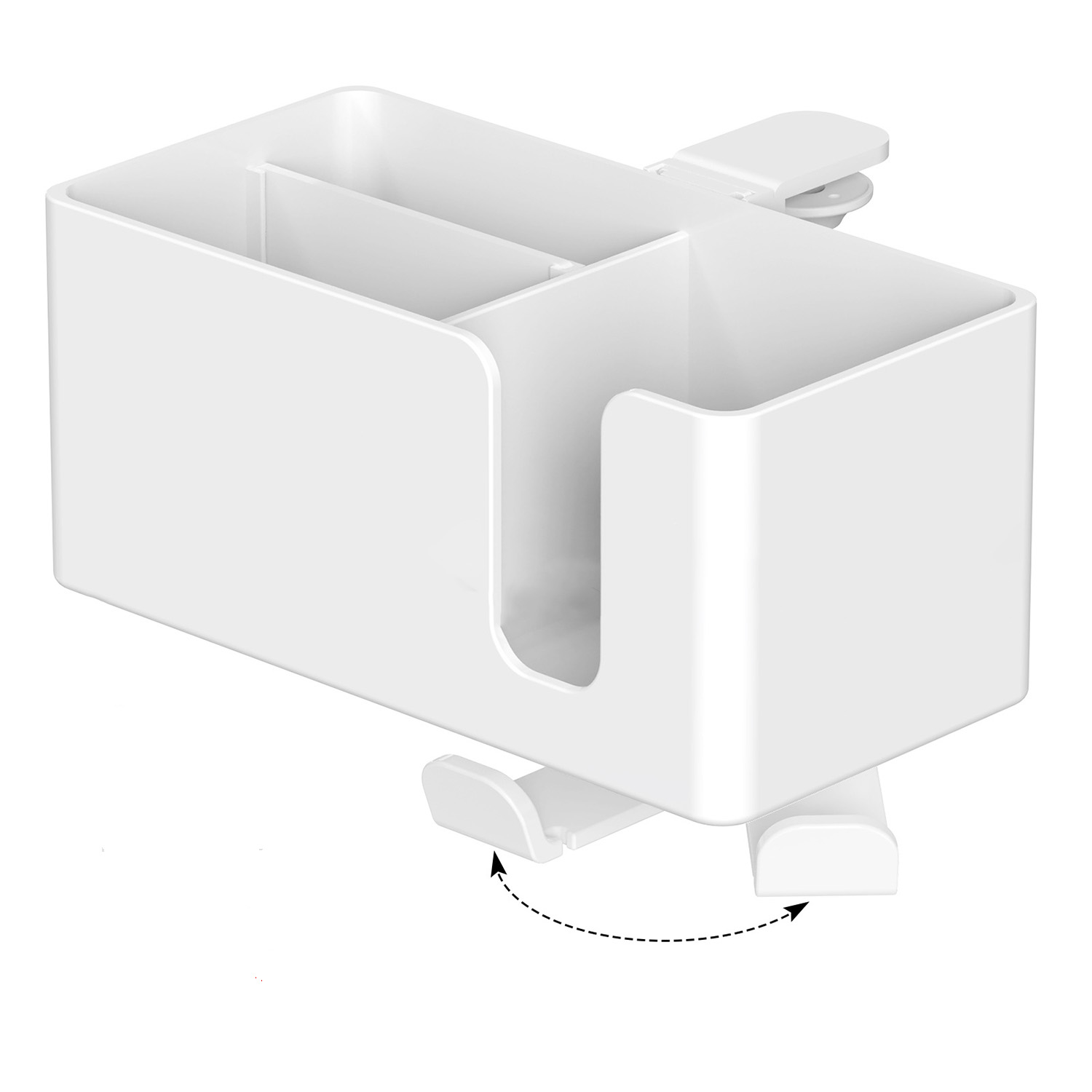 Multi Functional Aluminum Cup Phone Headset Desk Organizer 5
