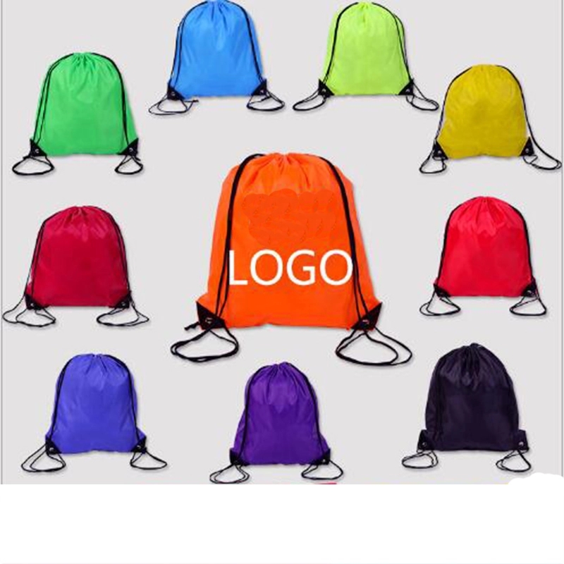 Polyester Cloth Bunch Pocket Nylon Draw String Bag 2