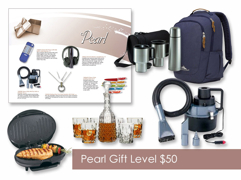 $50 Gift of Choice (Pearl Level) Gift Booklet