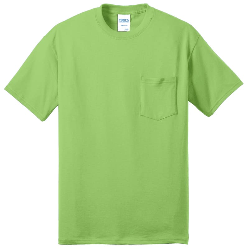 Port & Company Tall Core Blend Pocket Tee. 15