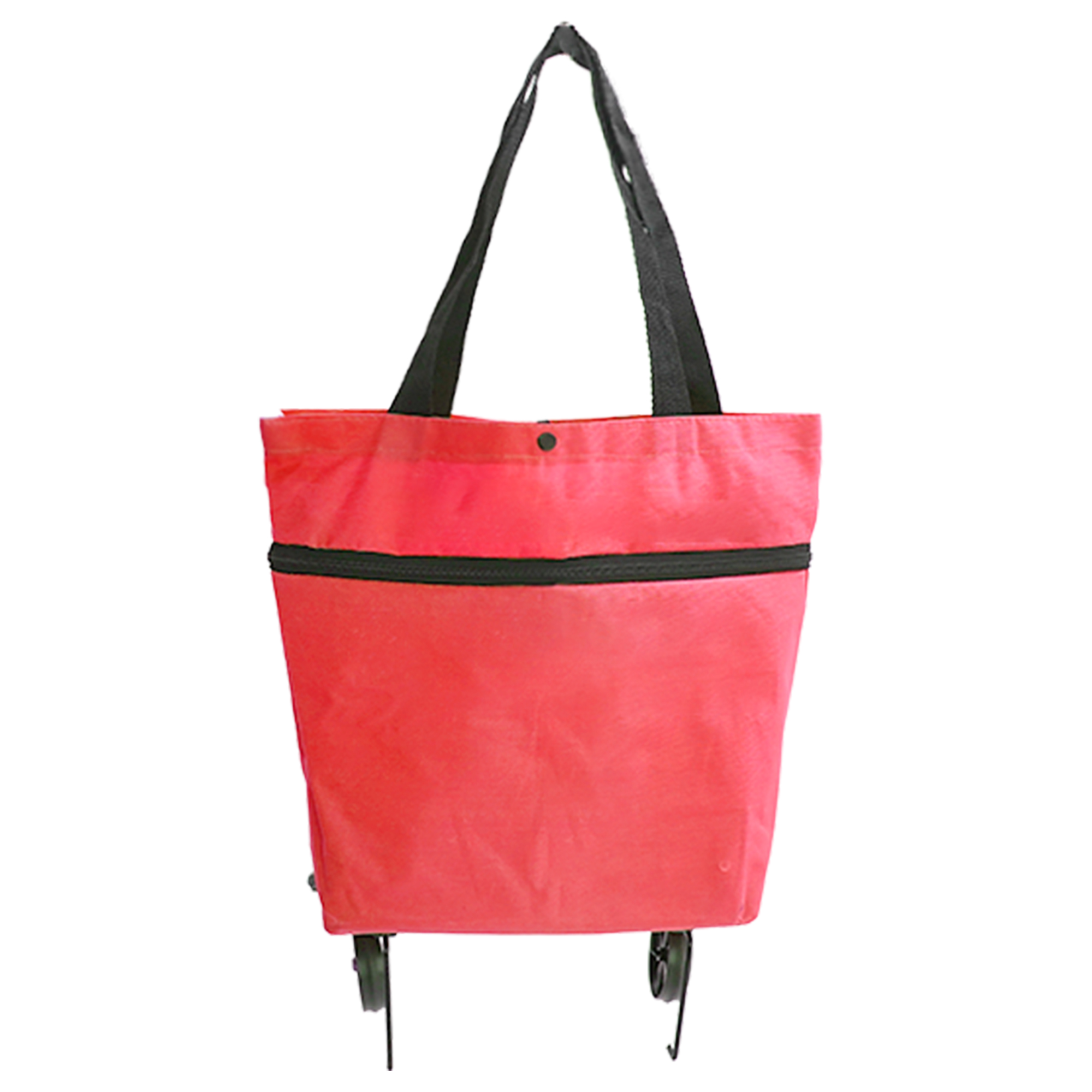 Foldable Oxford Fabric Shopping Trolley with Wheels 2