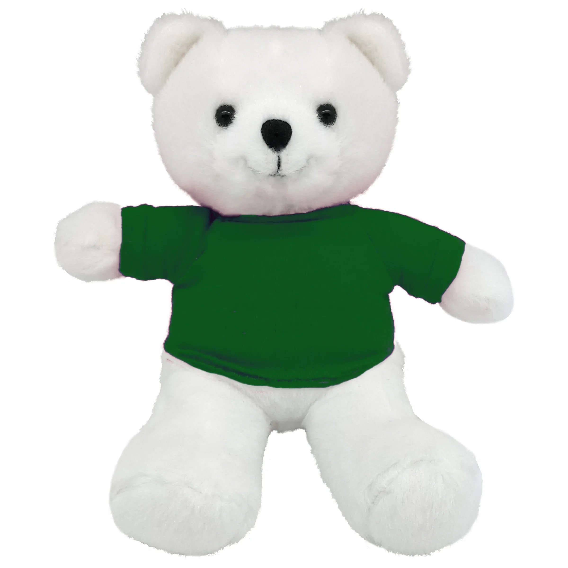 7" White Beanie Bear 6