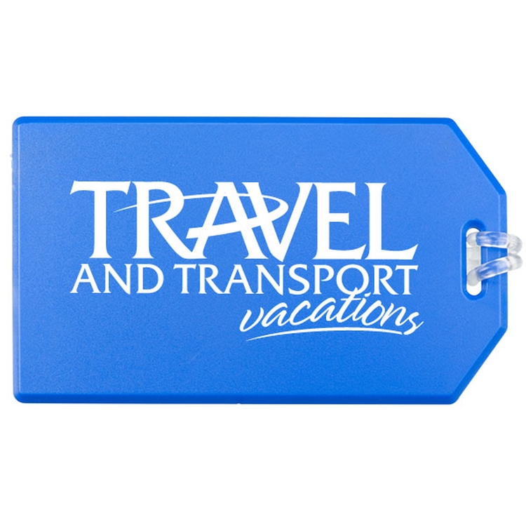 Standard Luggage Tag w/ Attached Strap