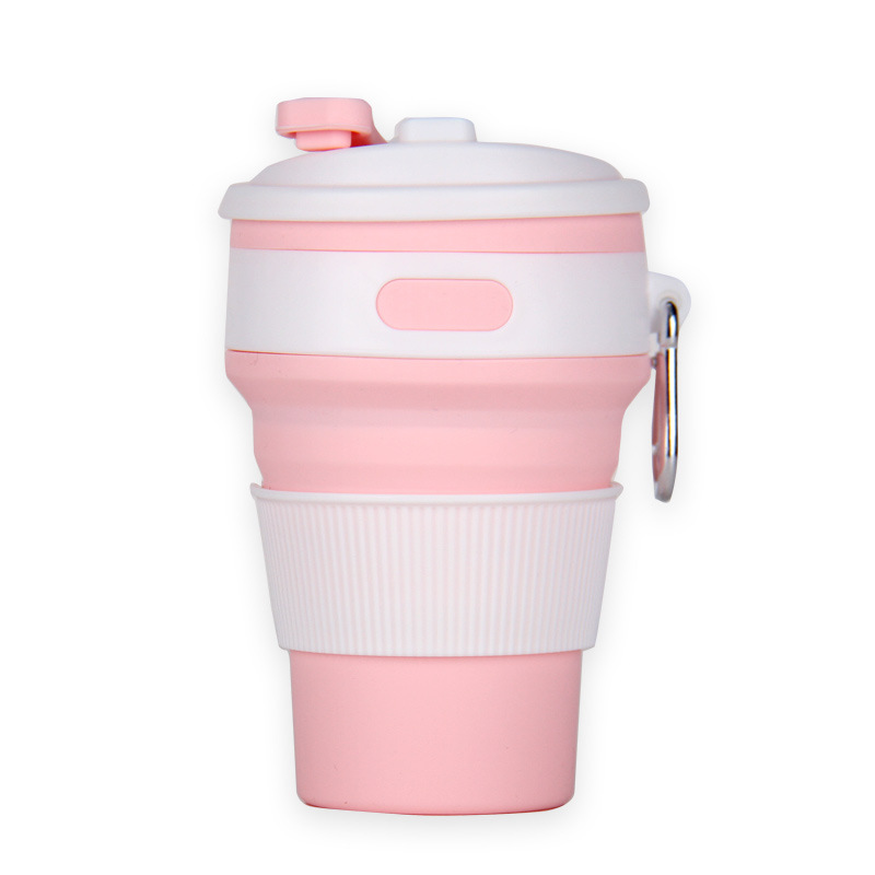 12 oz Silicone Collapsible Cup W/ Carabiner 8