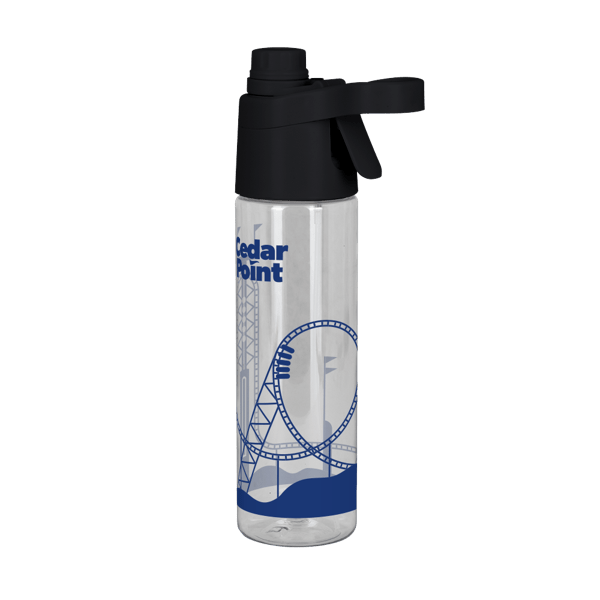 Spritzer 20 oz rPET Spray Water Bottle 109