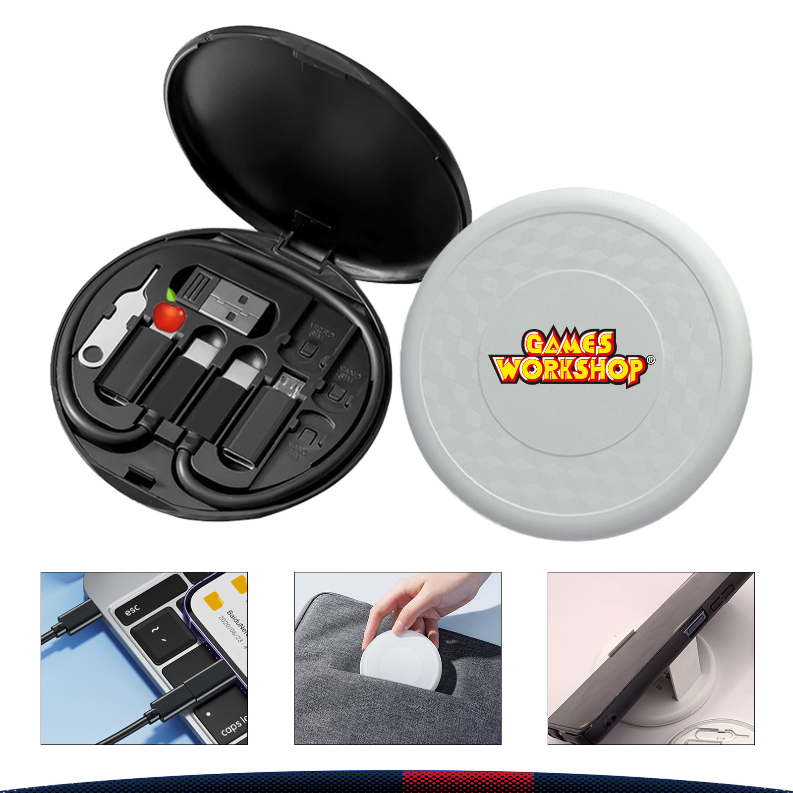 8in1 Charging Cable Storage Box 3