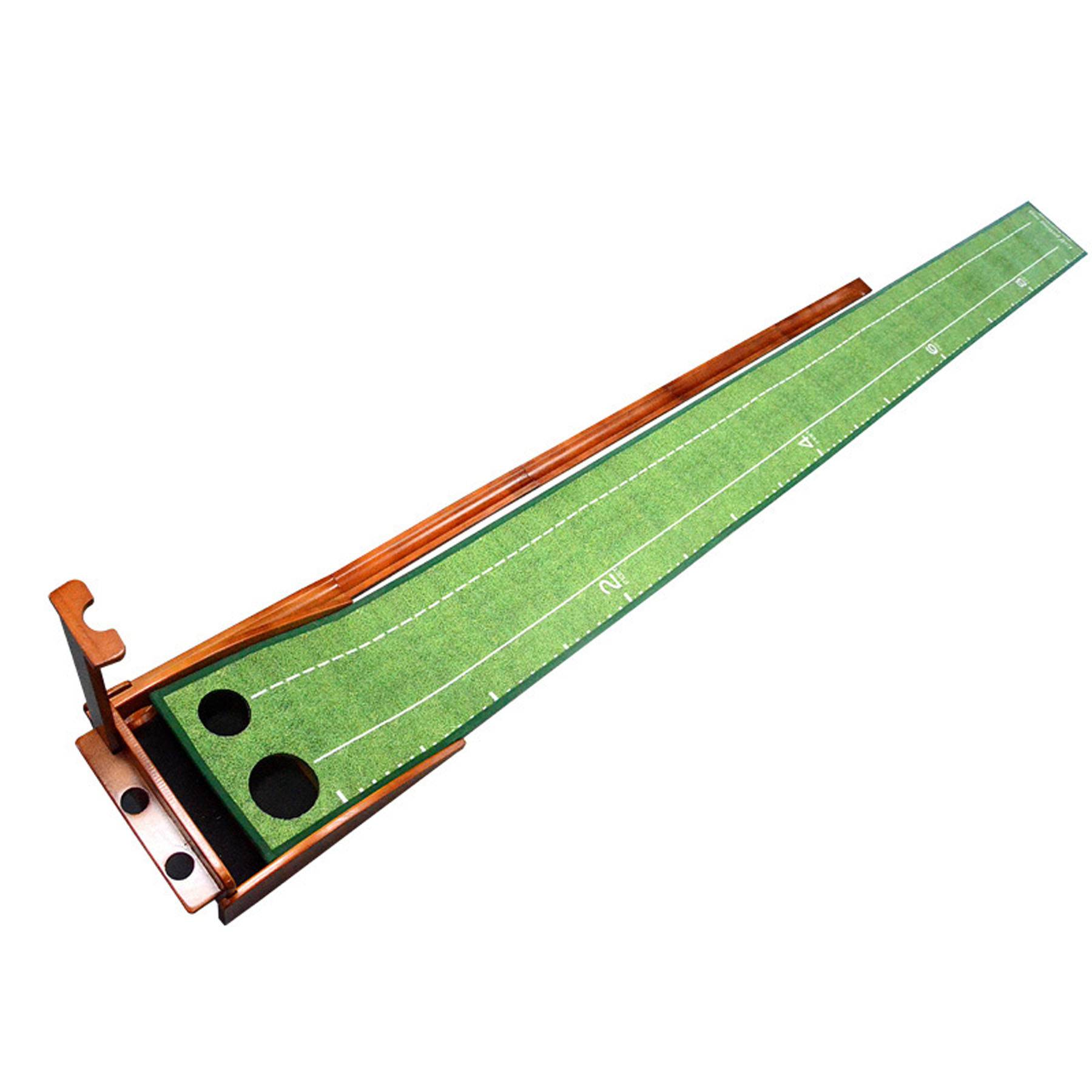 Golf crystal velvet wooden putter practice mat 2