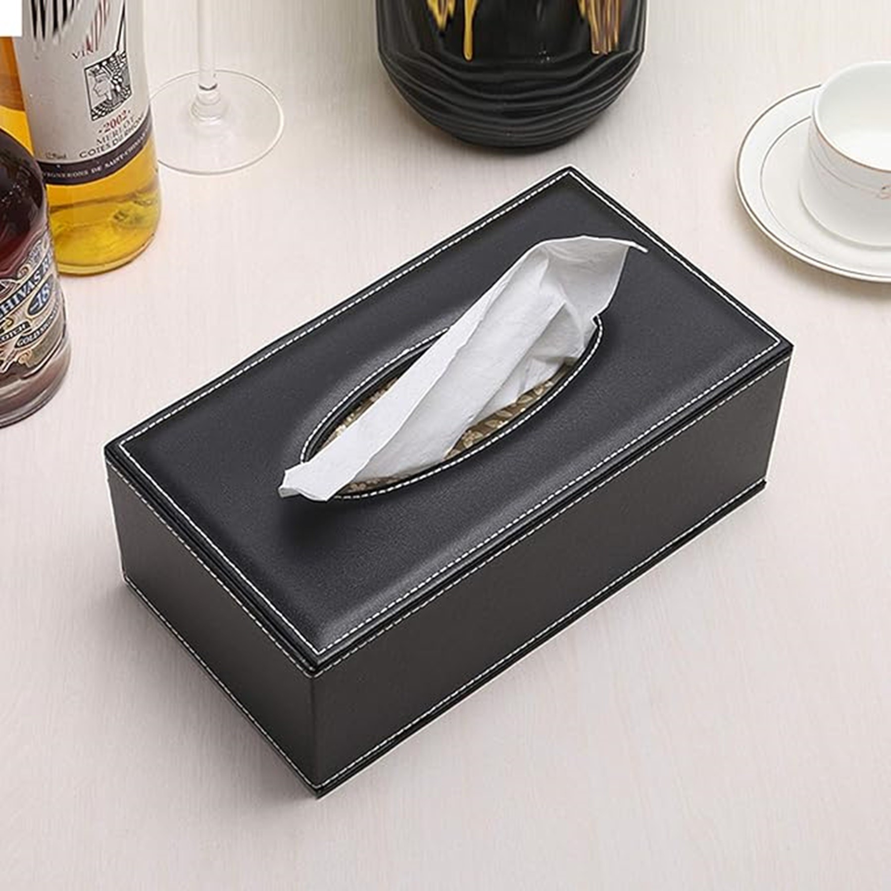 Leather Tissue Box 3