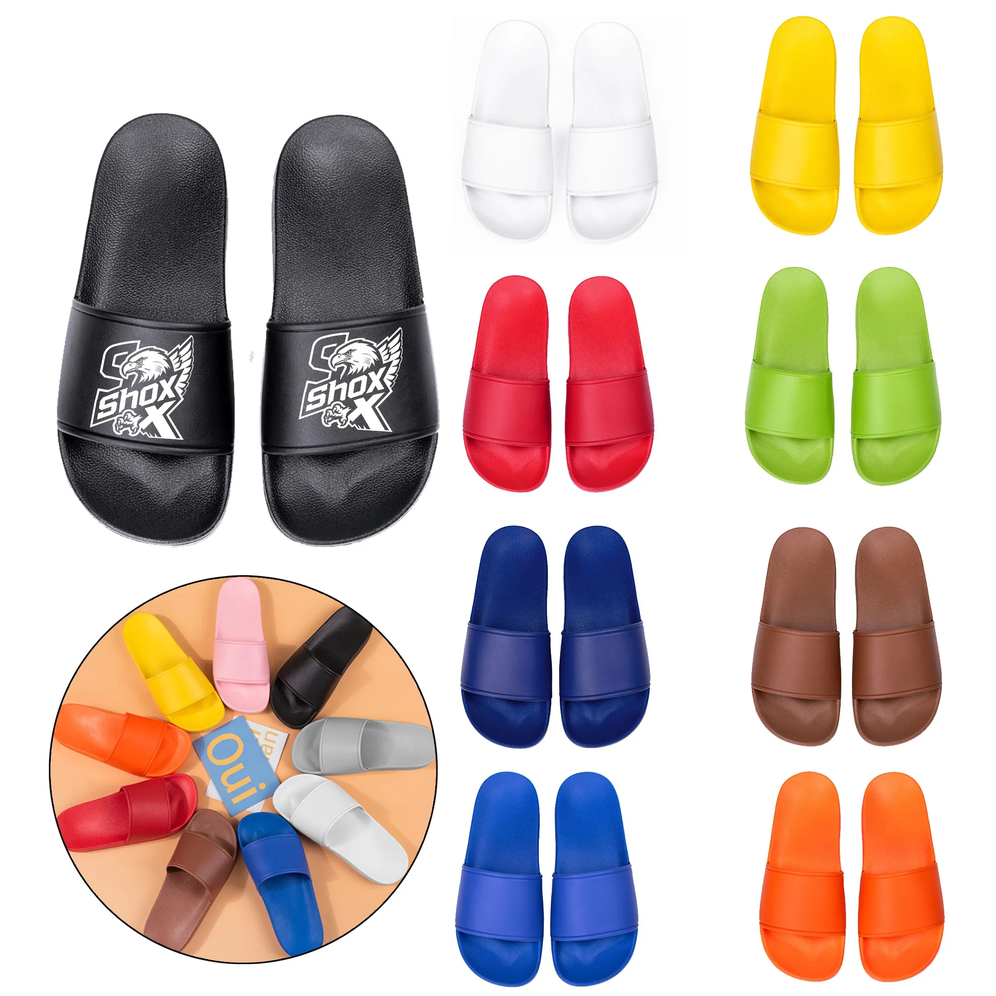 MOQ 10 Super Soft Anti Slip Summer Slippers 3