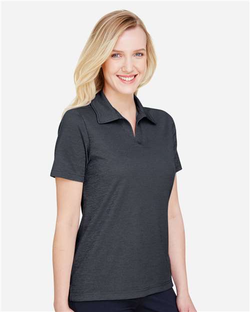 Women's CrownLux Performance® Address Melange Polo - DG22W 65