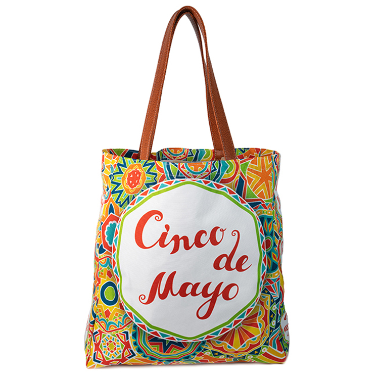 Medium Full Side Gusset Creative Handle Tote (16"H x 14"W x 5"D), custom tote bag with logo imprint 2