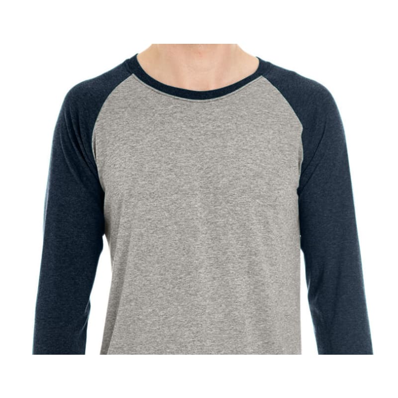 Jerzees Adult TRI-BLEND Baseball Raglan 2