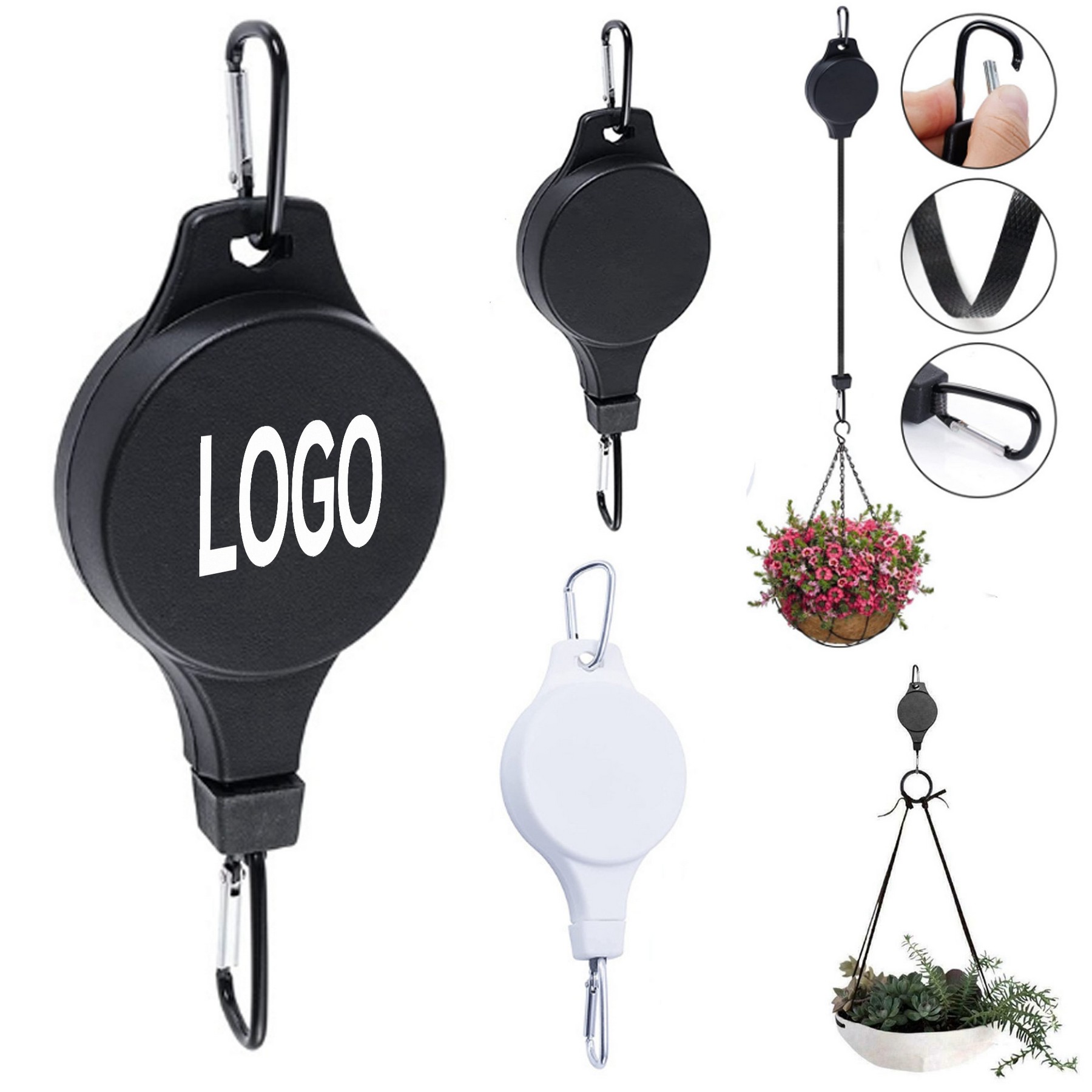 Plant Pulley Retractable Hanger 1