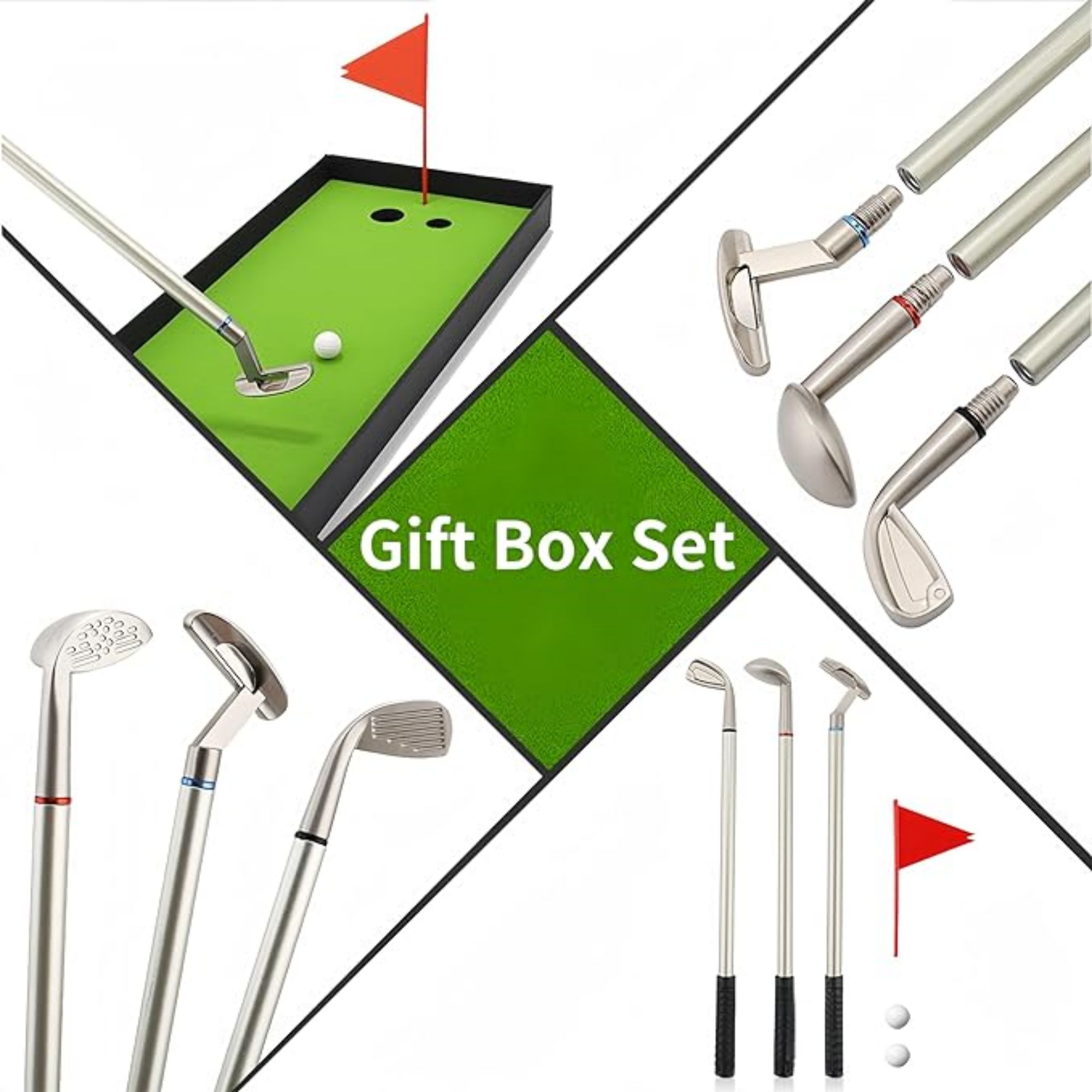 Mini Golf Ballpoint Pen Set 4