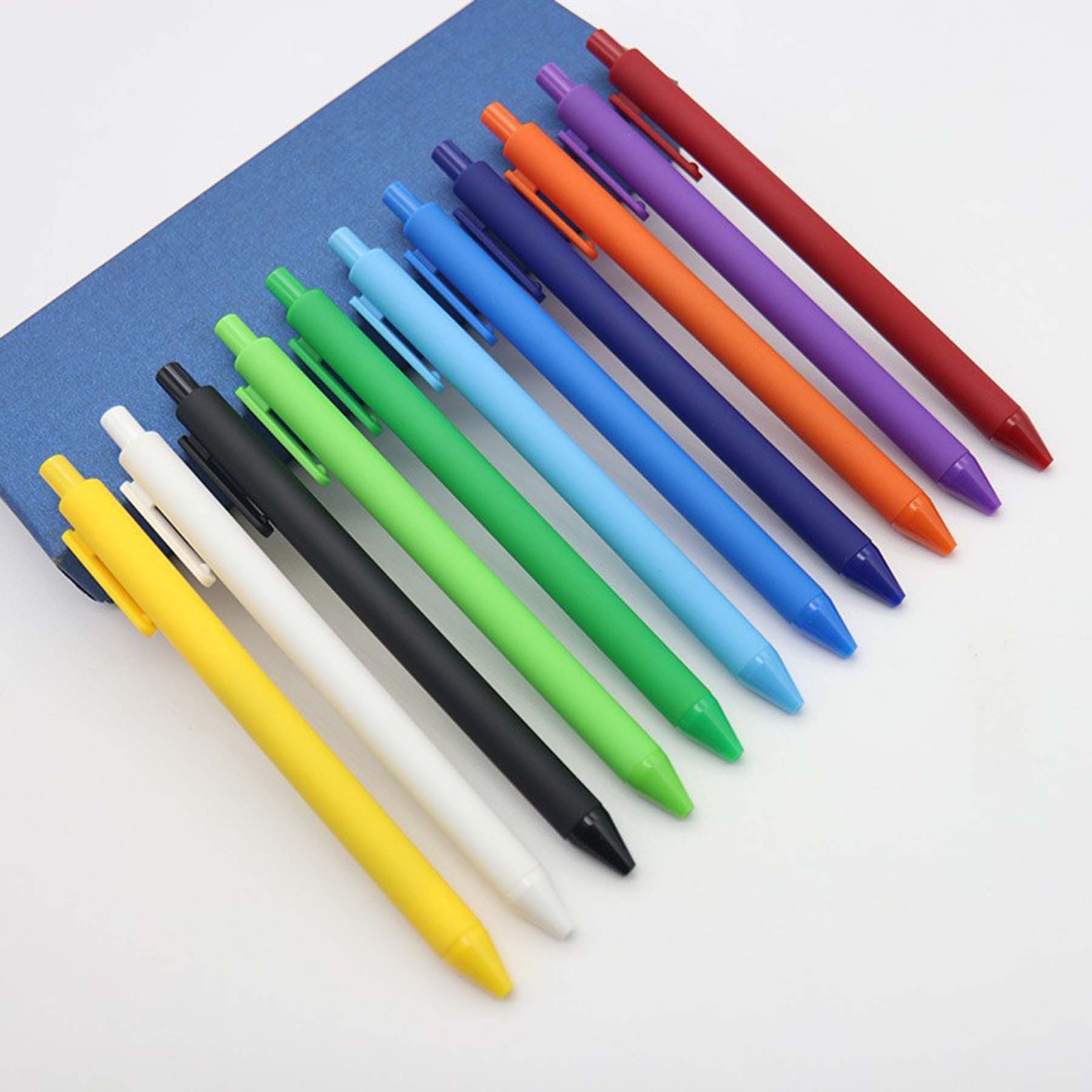 Retractable Black Ink Gel Pens 6