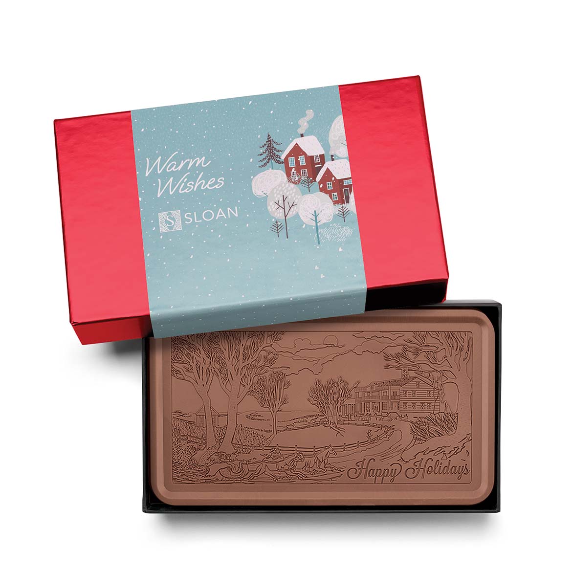 Mighty 8oz. Engraved Chocolate Bar with Luxury Custom Packaging 11