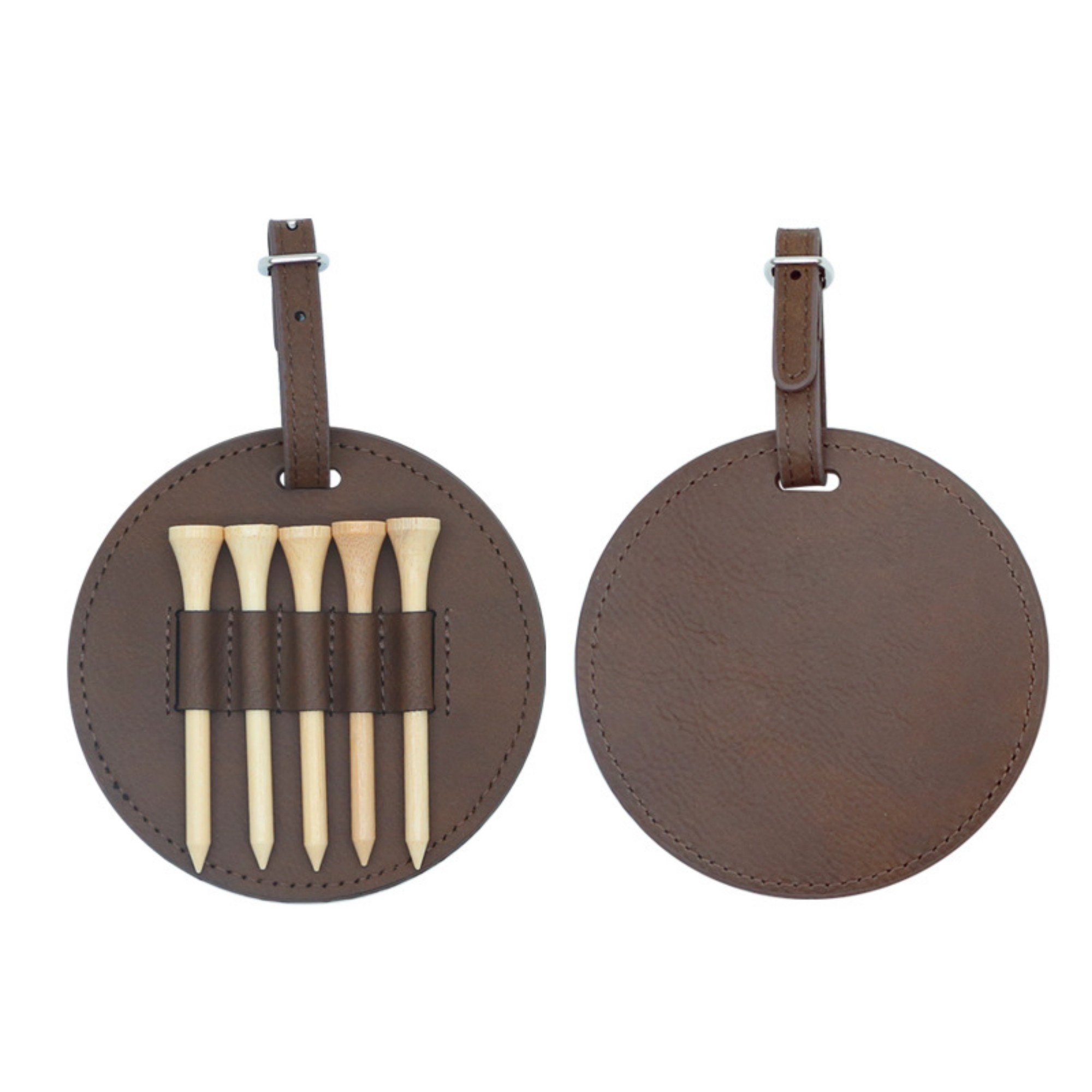 Golf Tee Holder With 5 Tees 7