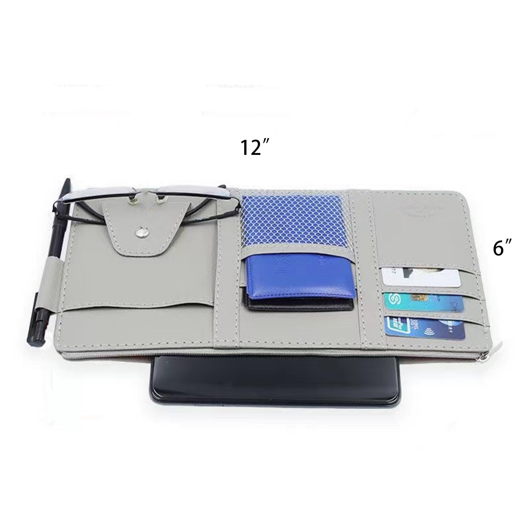 Multi-functional Car Sun Visor Organizer 2