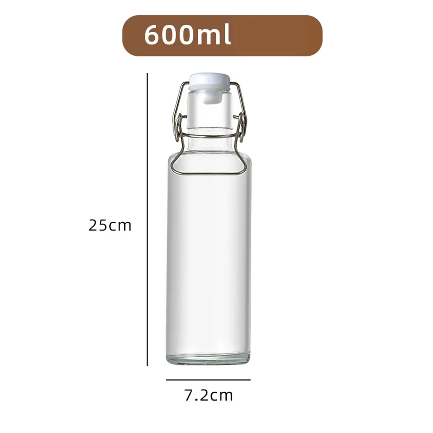 Buckle Glass Beverage Bottle 4