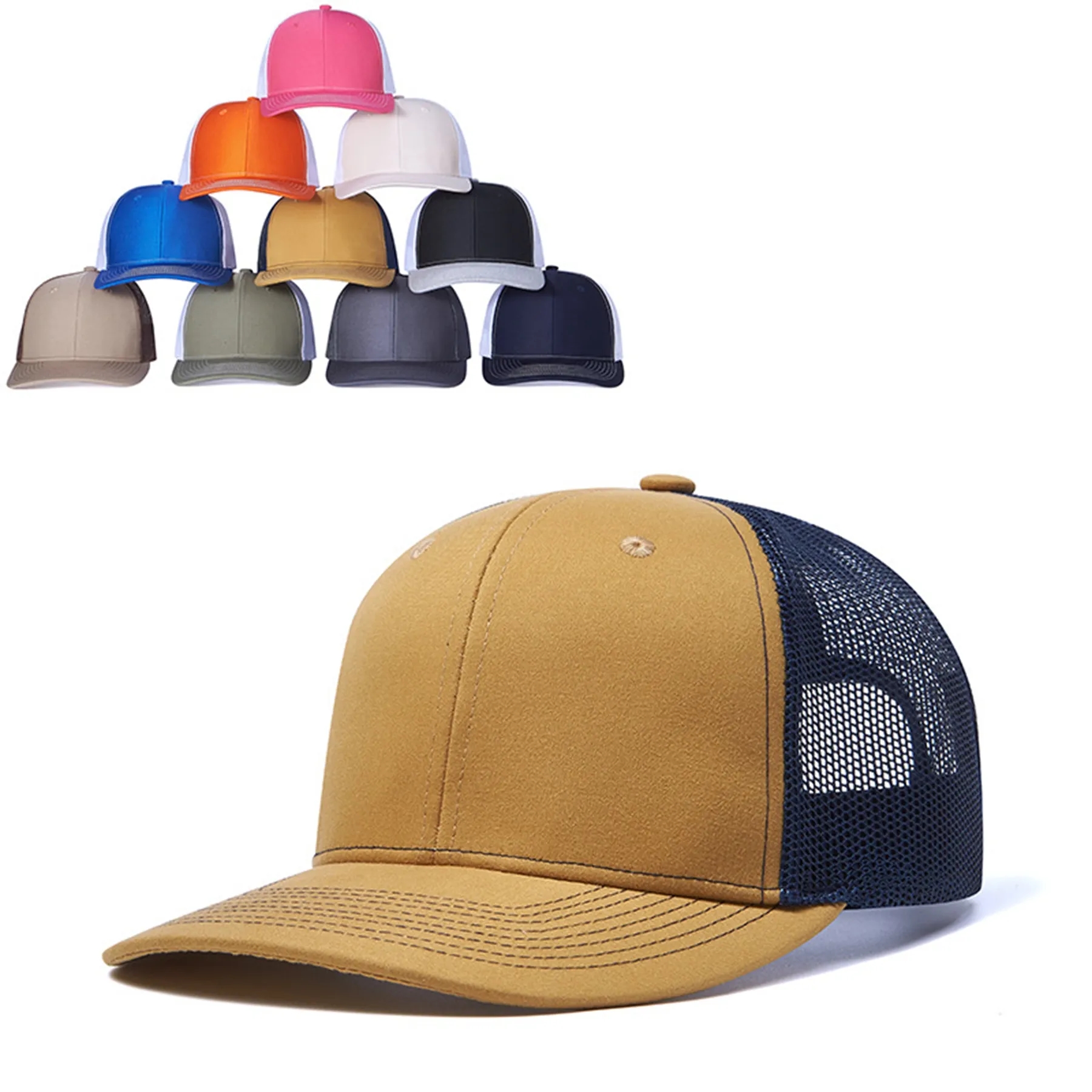 Trucker Snapback Cap with Mesh 2