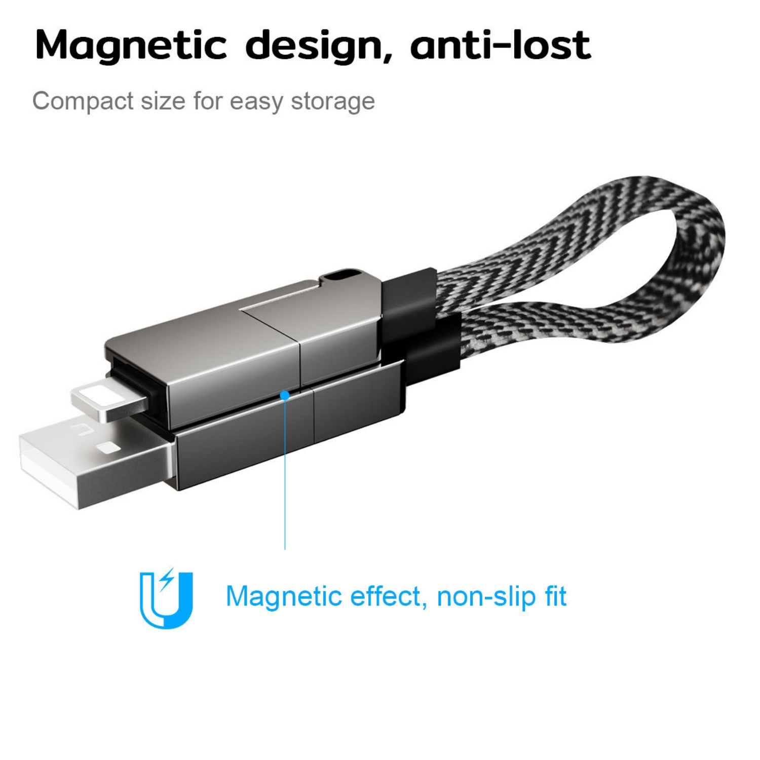 Six-in-One Keychain Fast Charging Data Cable 3