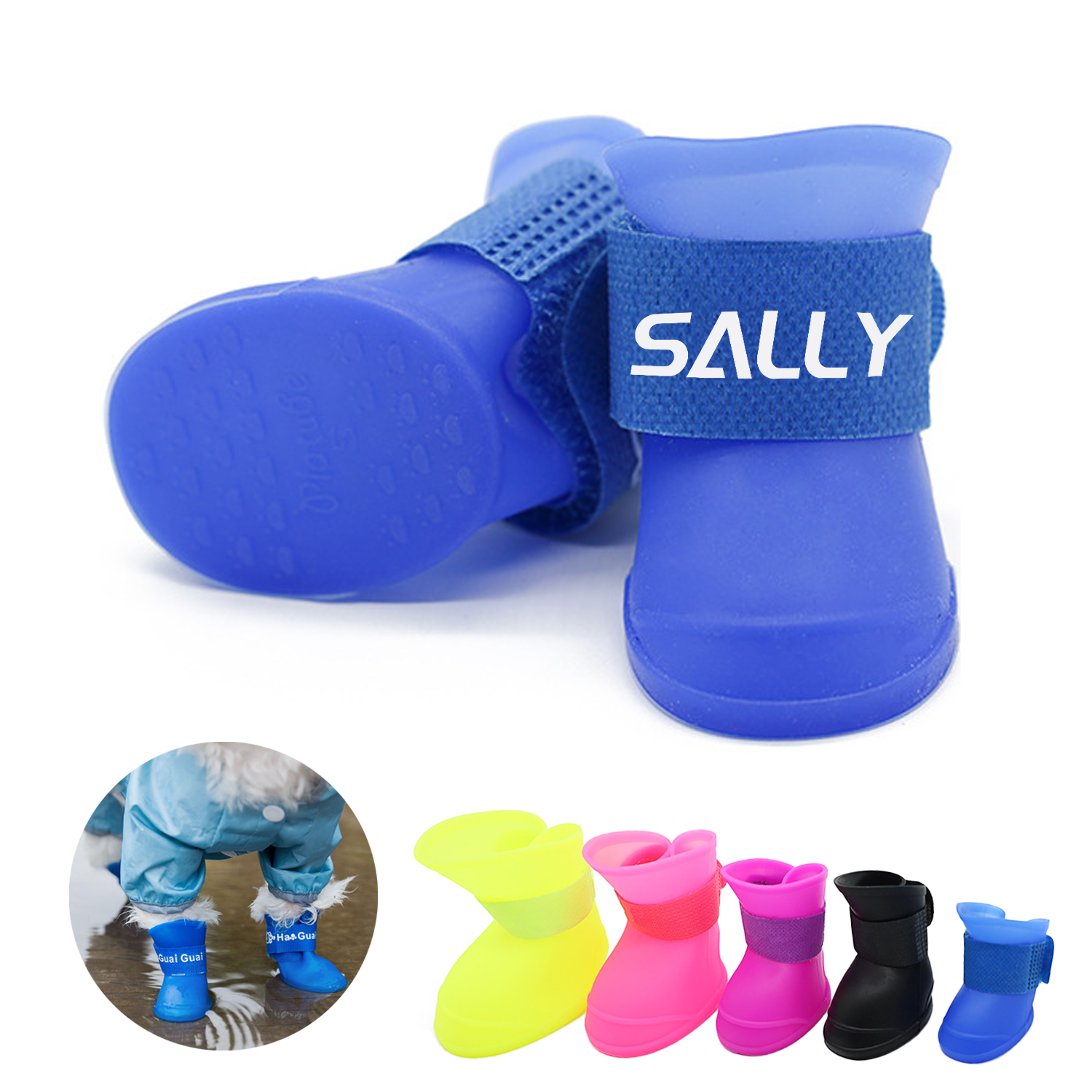 Waterproof Silicone Pet Shoes 6