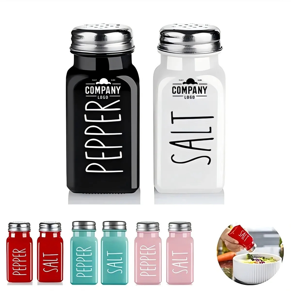 Salt and Pepper Shakers Set 4