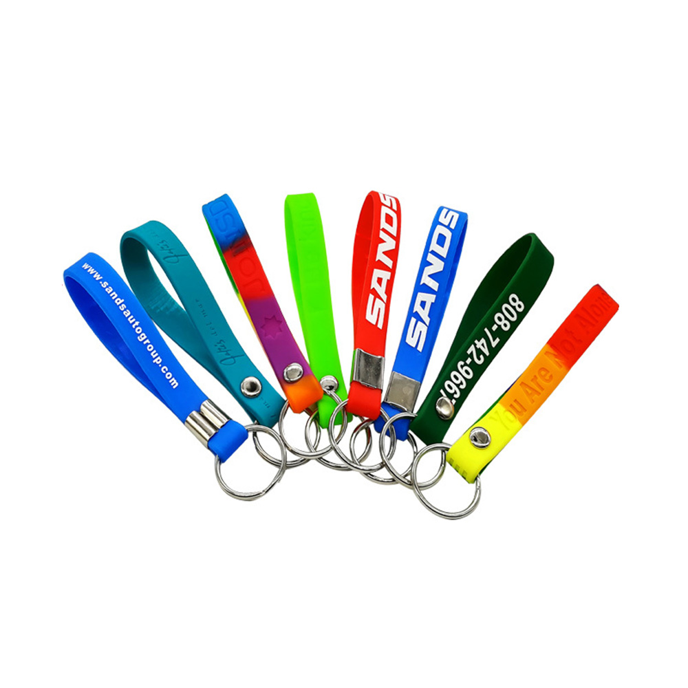 Silicone key ring